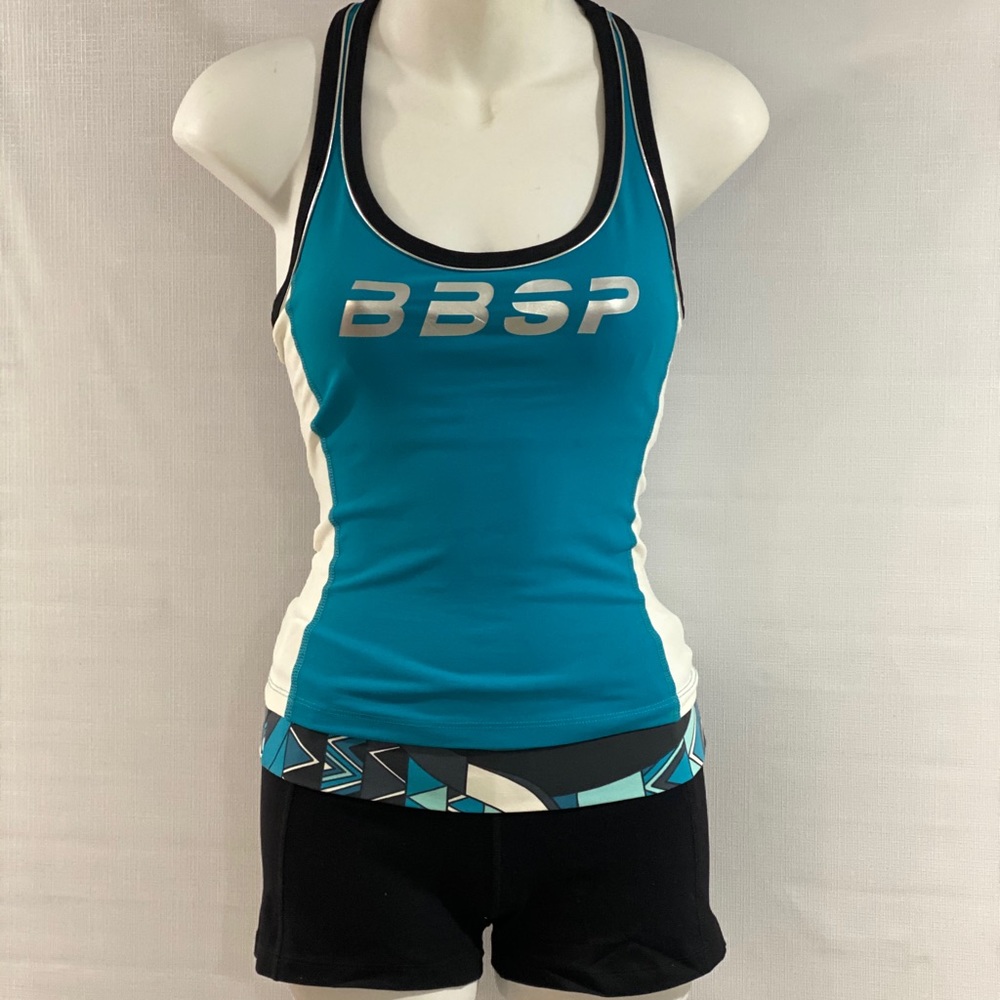 BEBE XS TANK & SHORTS SET.. WOW YOUR WORKOUT..💪🏼